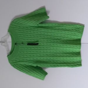 Talbots Cable Knit Short Sleeve Sweater (NWT)